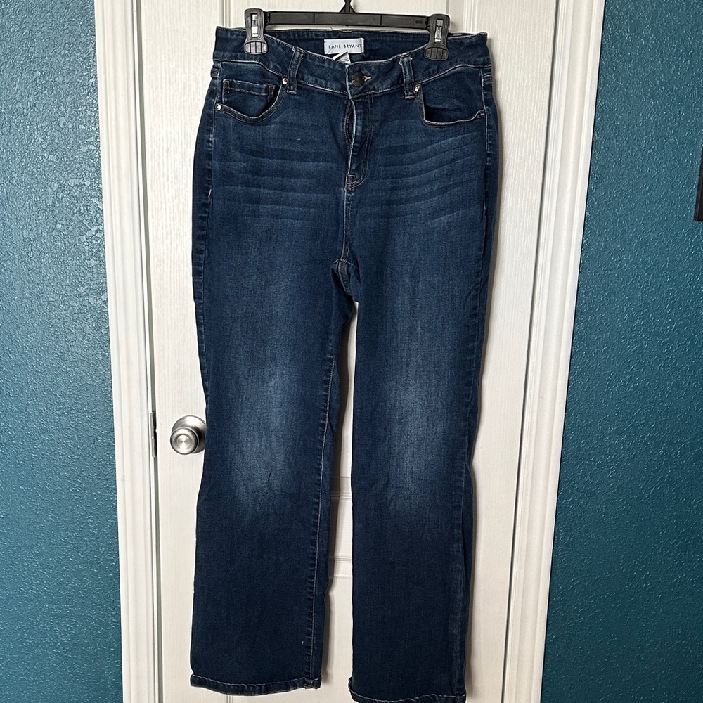 ☑️Lane Bryant Deep Blue Boot Cut Jeans